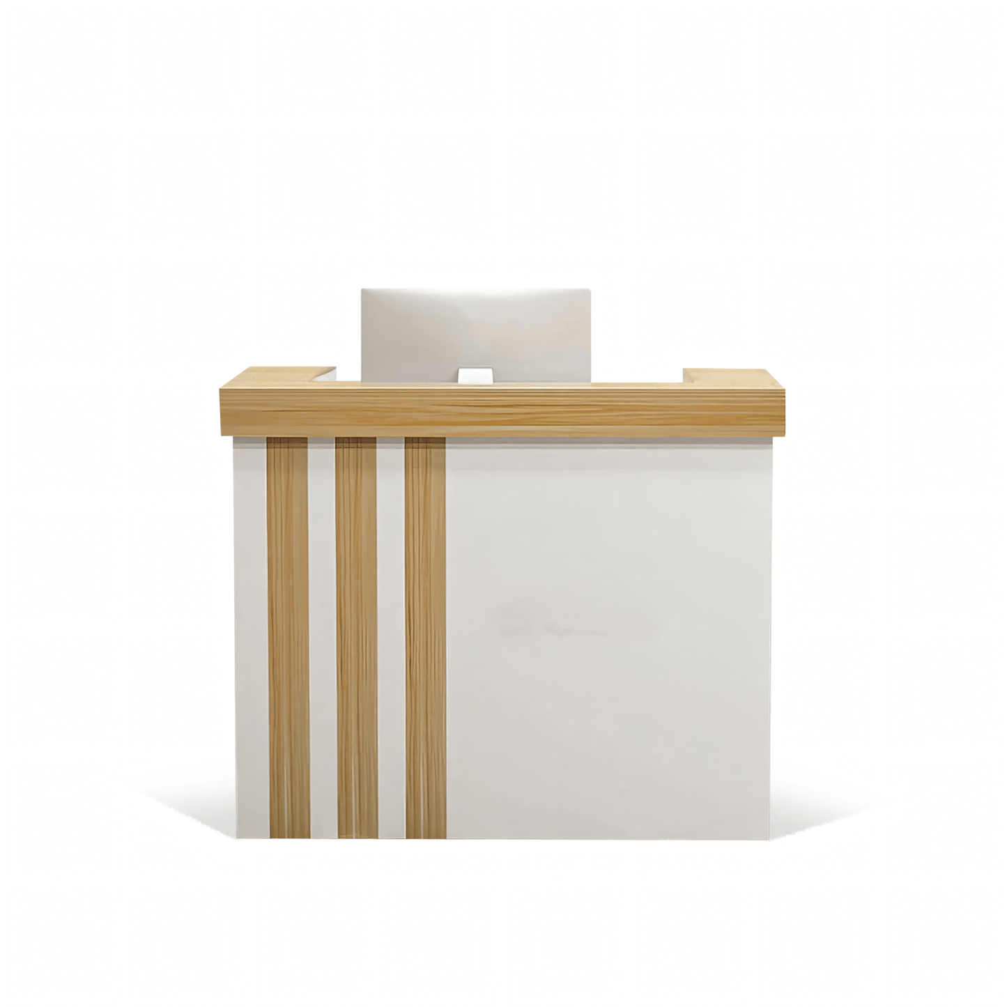 Furnavo Light Luxury Reception Desk – Modern Front Counter for Salons, Offices & Stores