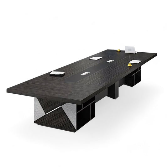 Furnavo Modern Luxury Conference Table – Large & Medium Sizes for Negotiation & Training Rooms