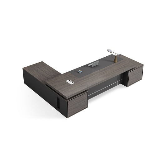 Furnavo Executive Modern Computer Desk – Refined Office Workstation