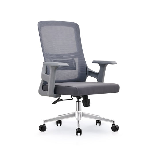 Furnavo Ergonomic Office Mesh Chair – Adjustable Height Staff Seating for Modern Workspaces