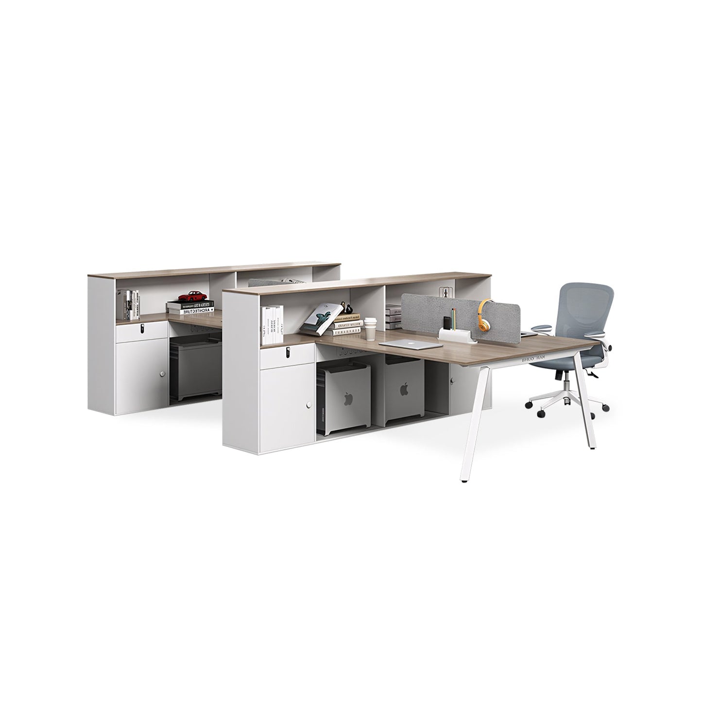 Furnavo Sleek Office Desk – Modern Staff Table for Collaborative Workspaces