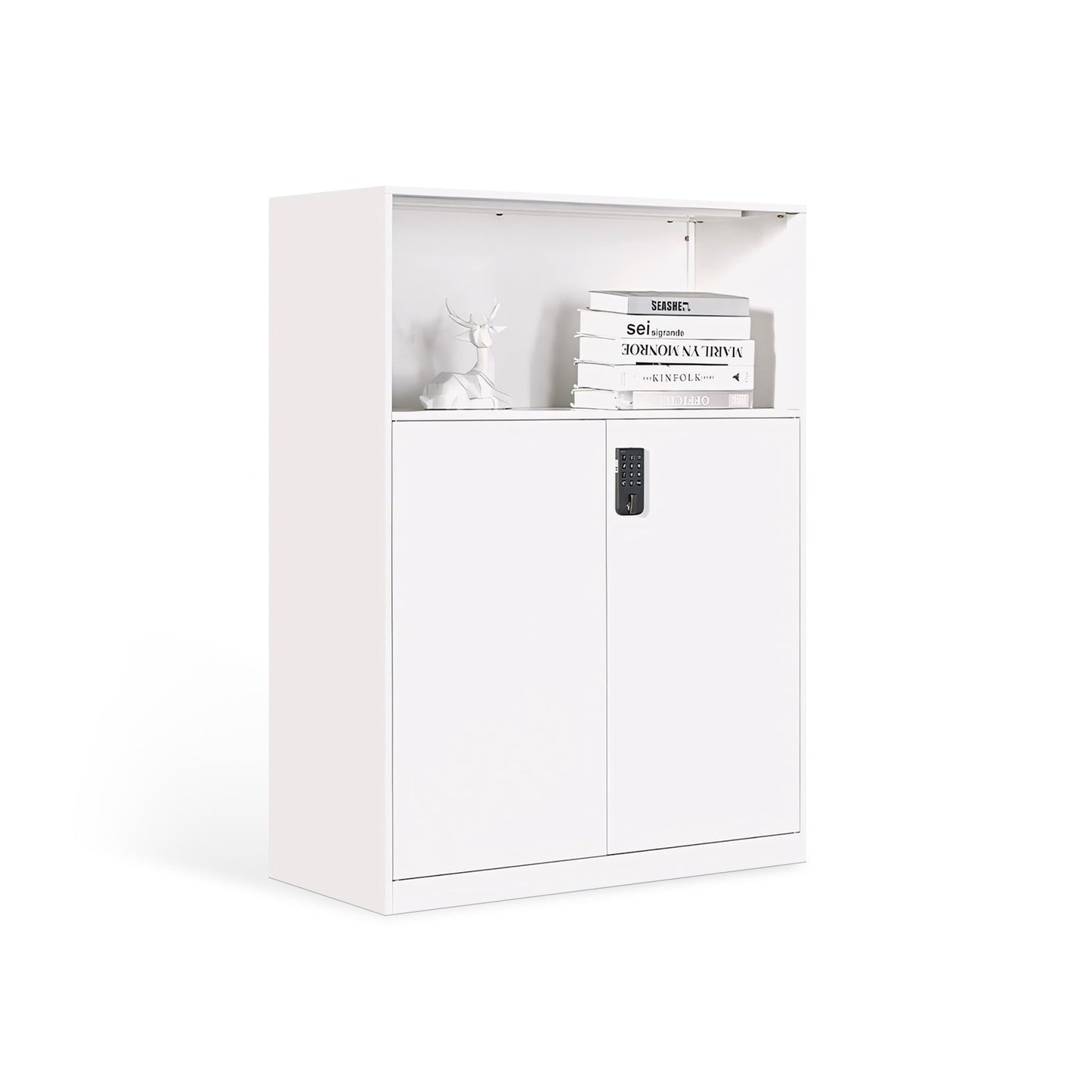 Furnavo Classic Office Cabinet – Durable Storage Cupboard for Files & Supplies