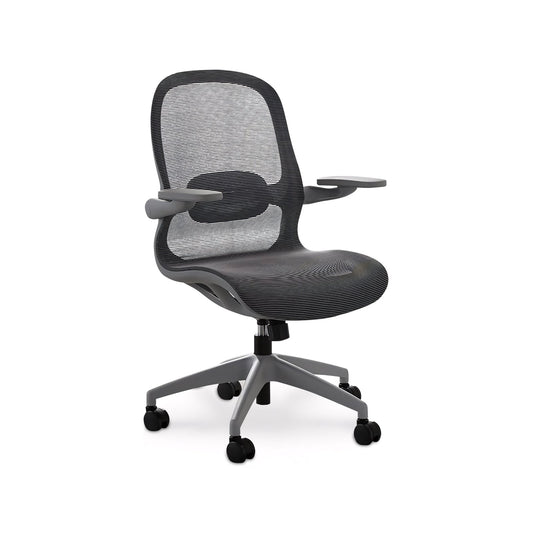 Furnavo Black Mesh Office Chair – Breathable Comfort
