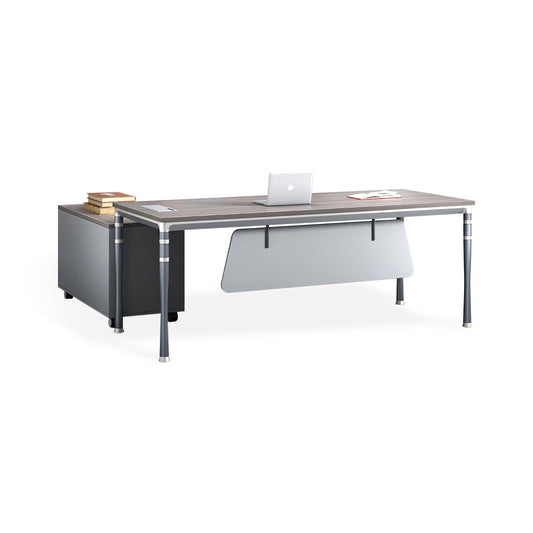 Furnavo Executive Supervisor Metal Desk – Modern Office Computer Table