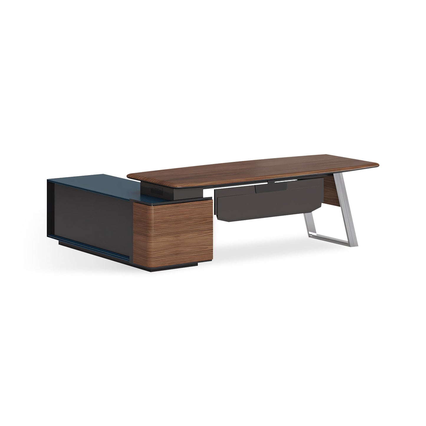 Furnavo L-Shape Executive Corner Desk – Refined Large-Capacity Workstation
