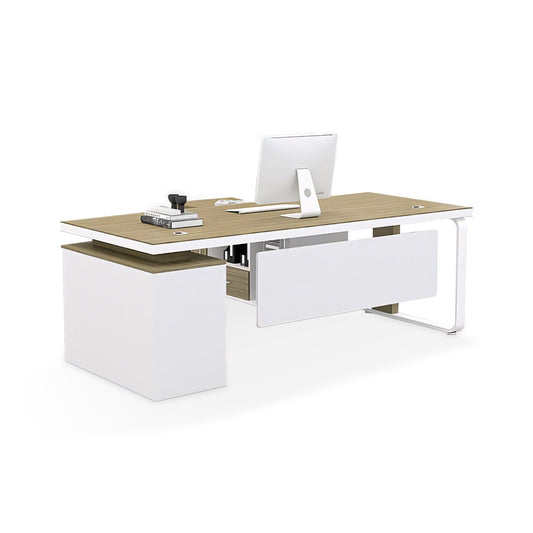 Furnavo Boss Manager Desk – Clean Modern Office Workstation