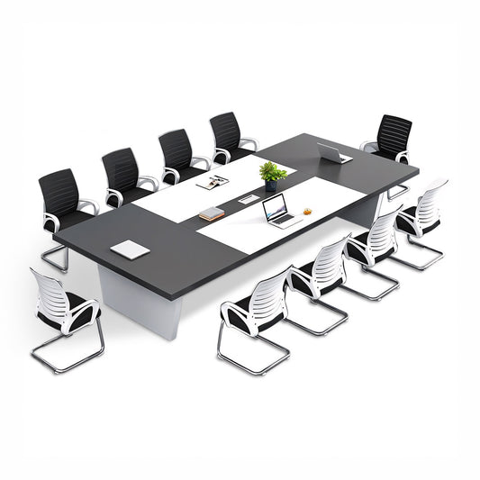 Furnavo Rectangular Conference Table and Chair Set
