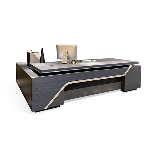 Furnavo Boss Executive President Desk – Refined Modern Office Workstation