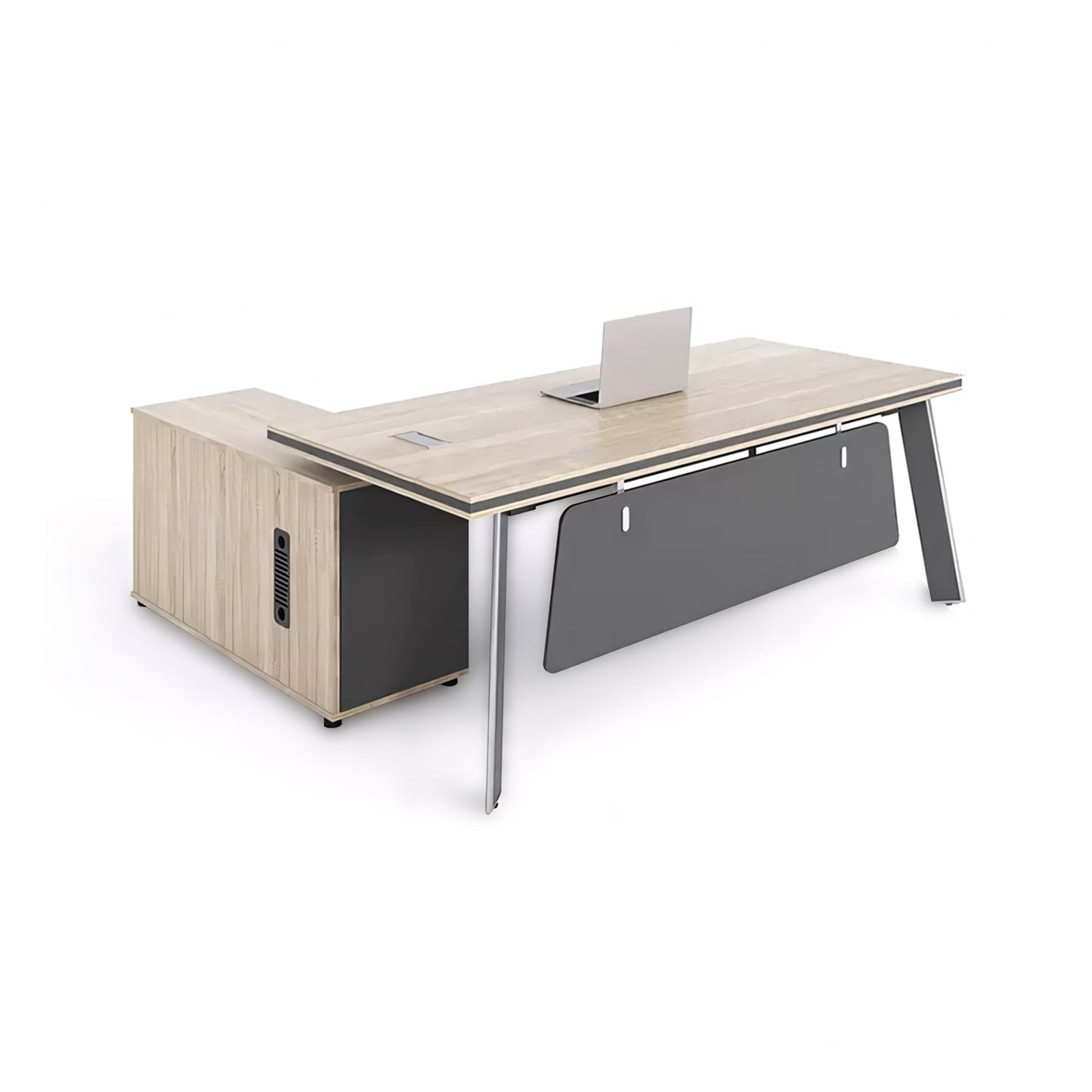 Furnavo Simple Manager Boss Desk – Refined Modern Office Workstation