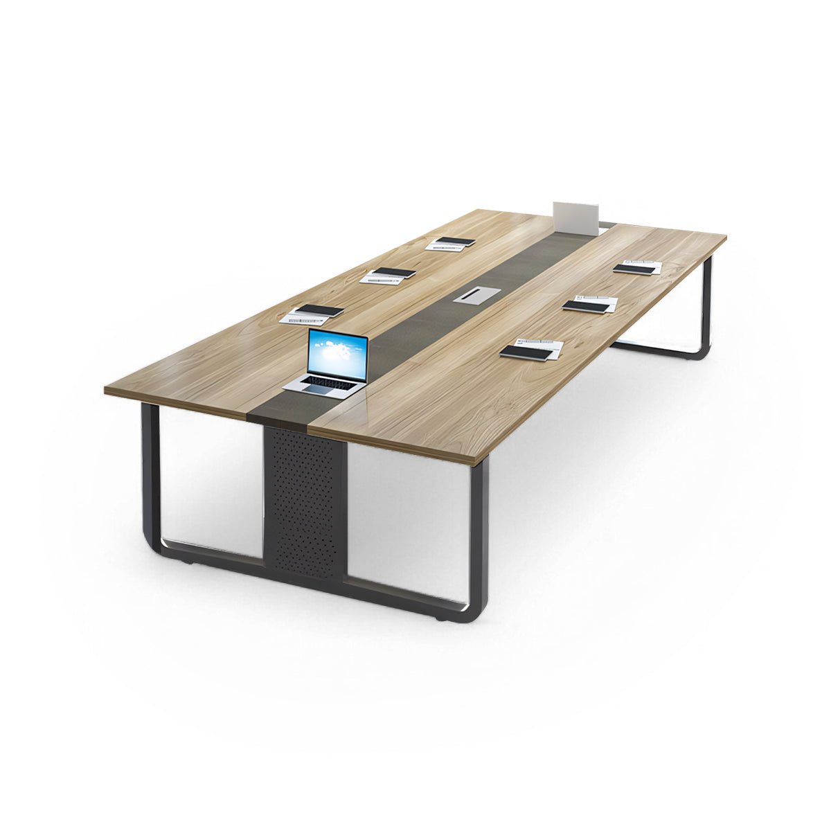 Furnavo Sleek Minimalist Conference Table – Modern Meeting Desk for Office Spaces