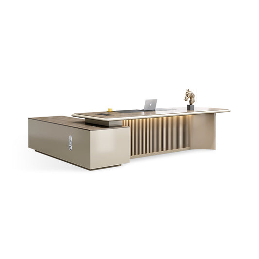 Furnavo Executive Office Desk – Refined Spacious Workstation