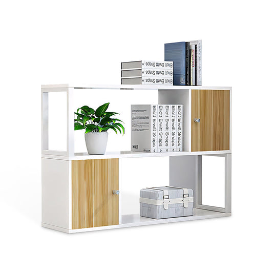 Furnavo Modern Wooden Cabinet Office Partition – Dual-Use Storage Divider