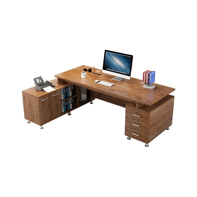 Furnavo Minimalist Modern Executive Desk – Clean Office Workstation