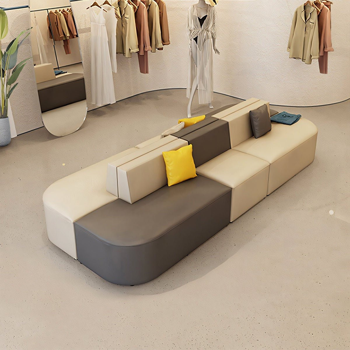 Furnavo Modular Lounge Sofa Set for Office and Reception Areas