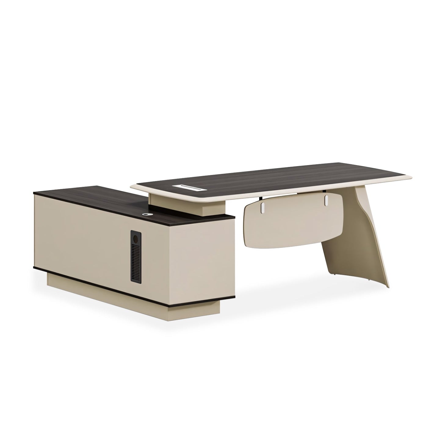 Furnavo Modern Simple Boss Desk – Refined Executive Office Workstation
