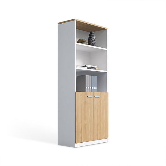 Furnavo Modern Wooden Cabinet For Storage – Sleek Office Organizer