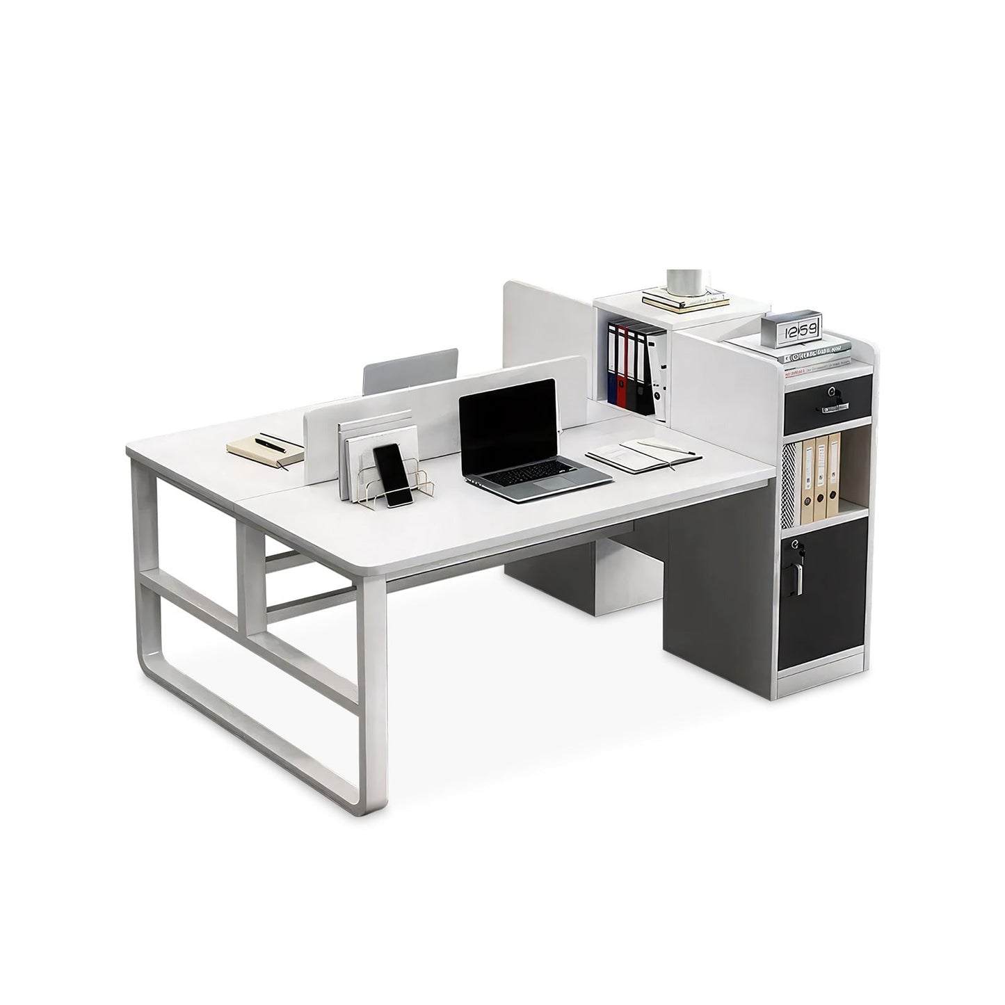 Furnavo Streamlined Modern Office Desk – Simple Minimalist Work Table