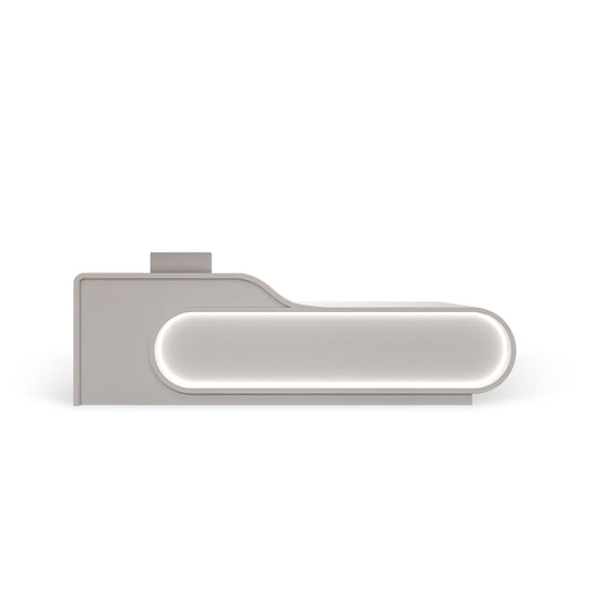 Furnavo Minimalist Reception Desk – Chic Front Counter for Offices, Beauty & Hair Salons