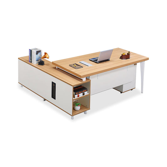 Furnavo Boss Executive Office Desk – Workstation with Thickened Panel