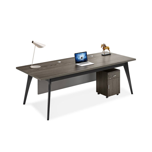 Furnavo Modern Minimalist Executive Desk – Clean Office Workstation