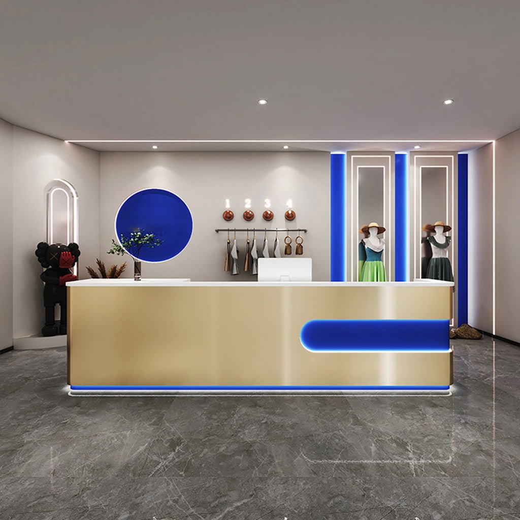 Furnavo Arc Light Luxury Hotel Store Institution Reception Desk