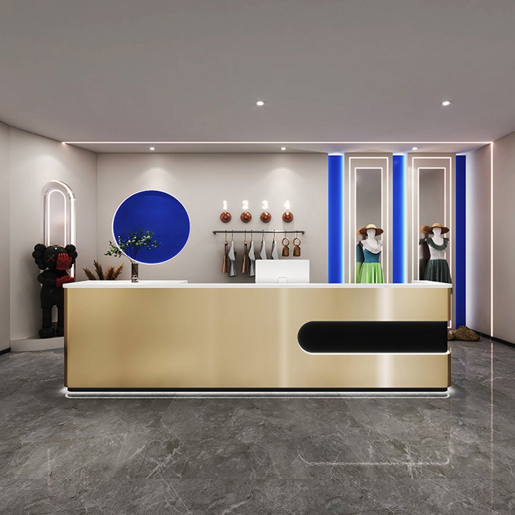Furnavo Arc Light Luxury Hotel Store Institution Reception Desk