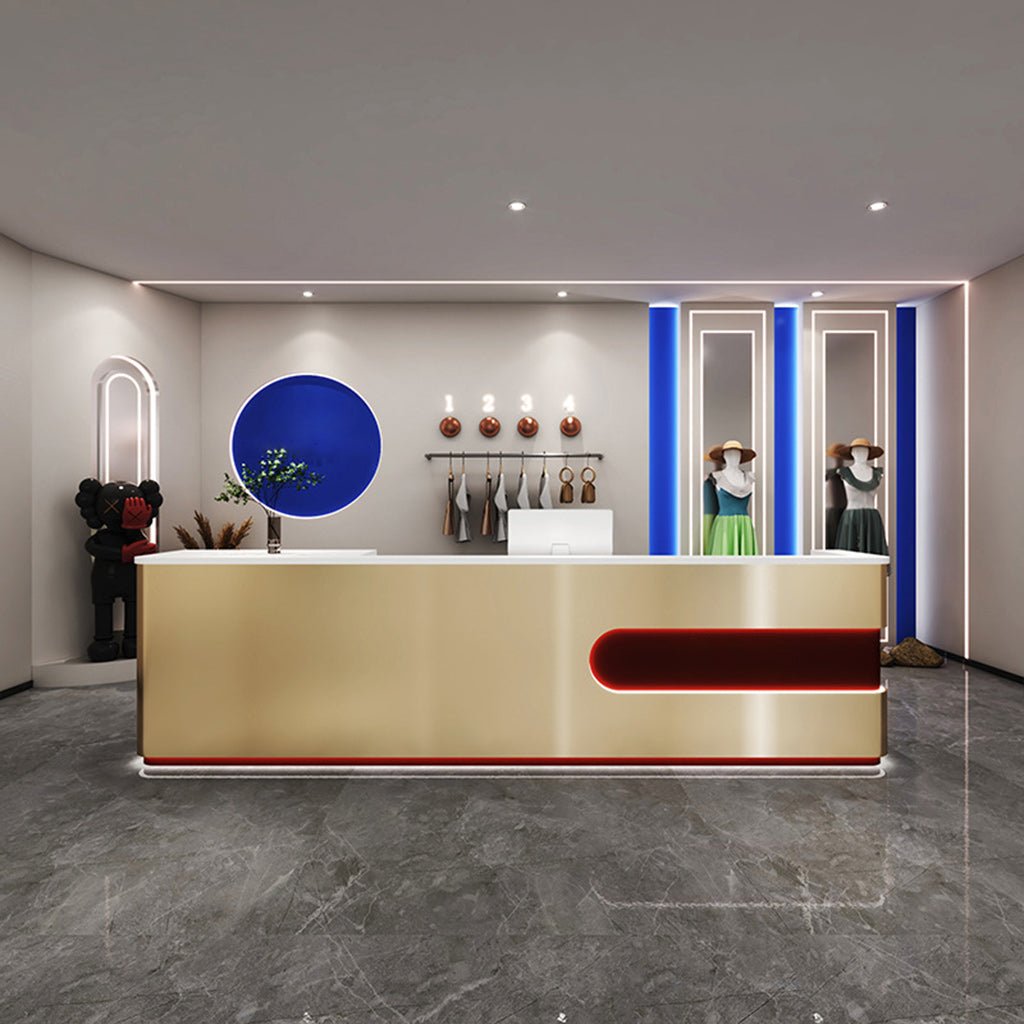 Furnavo Arc Light Luxury Hotel Store Institution Reception Desk