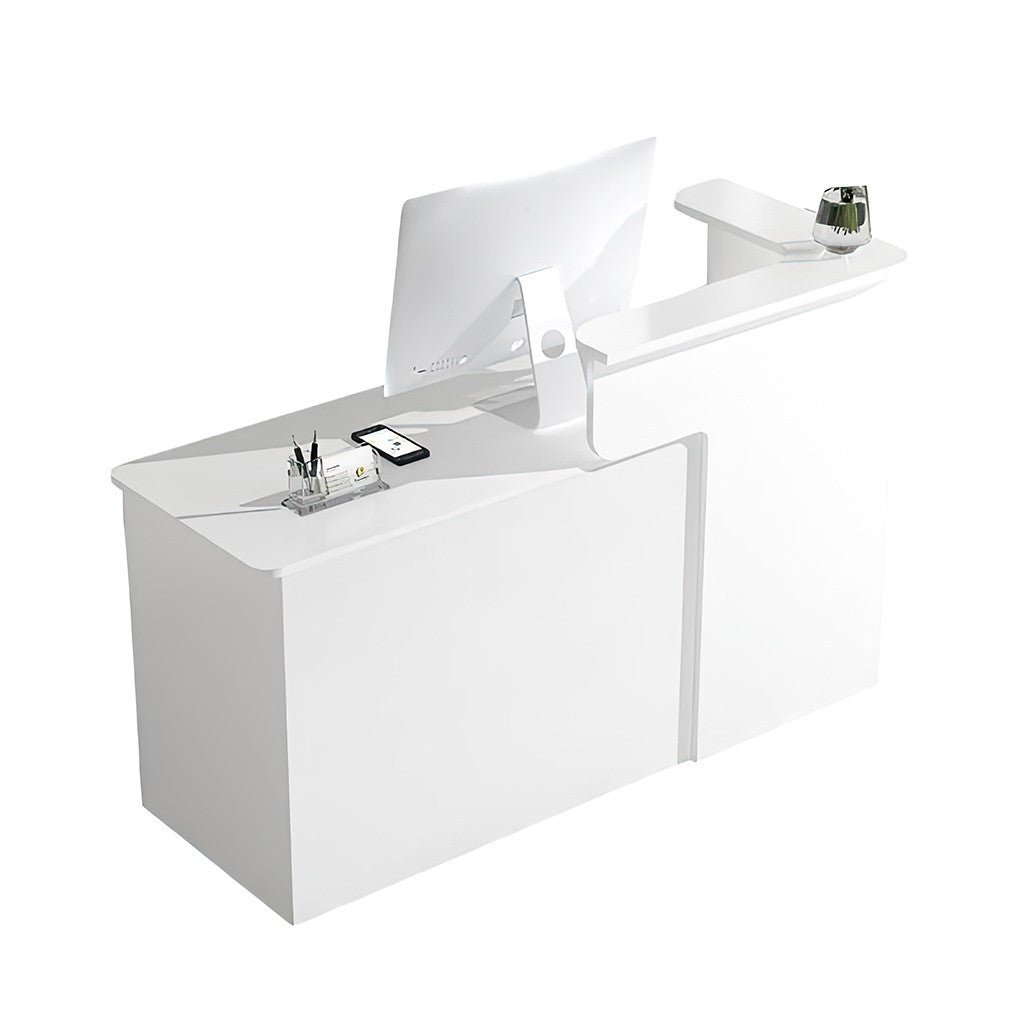 Furnavo Fashion Reception Desk – Compact Checkout Counter for Offices & Shops
