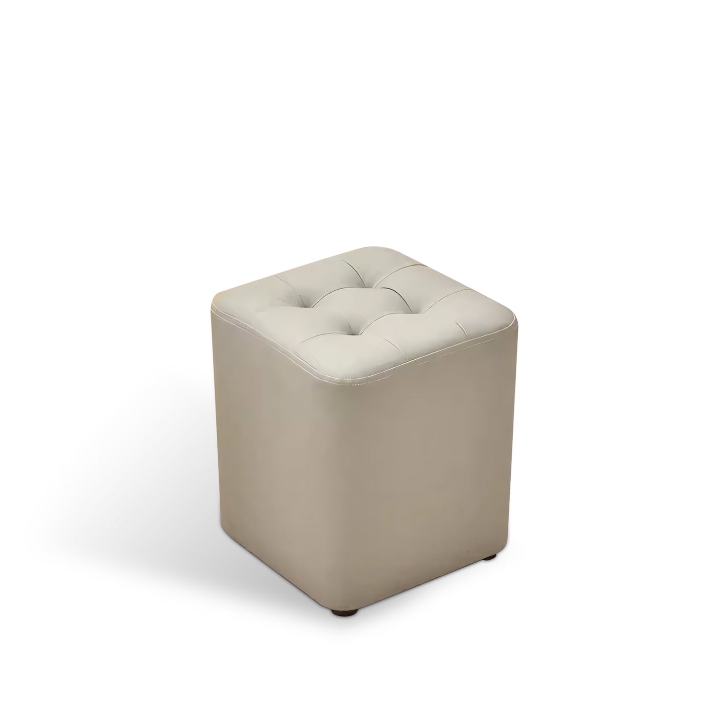 Furnavo Small Upholstered Square Stool