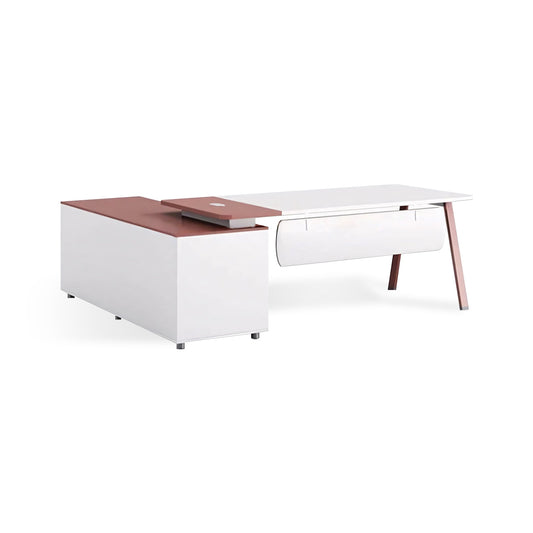 Furnavo Executive L-Shape Corner Desk – Office Workstation