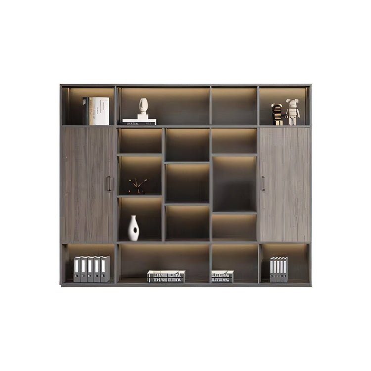 Furnavo Minimalist Executive Office Desk – Workstation with Dual Cabinets