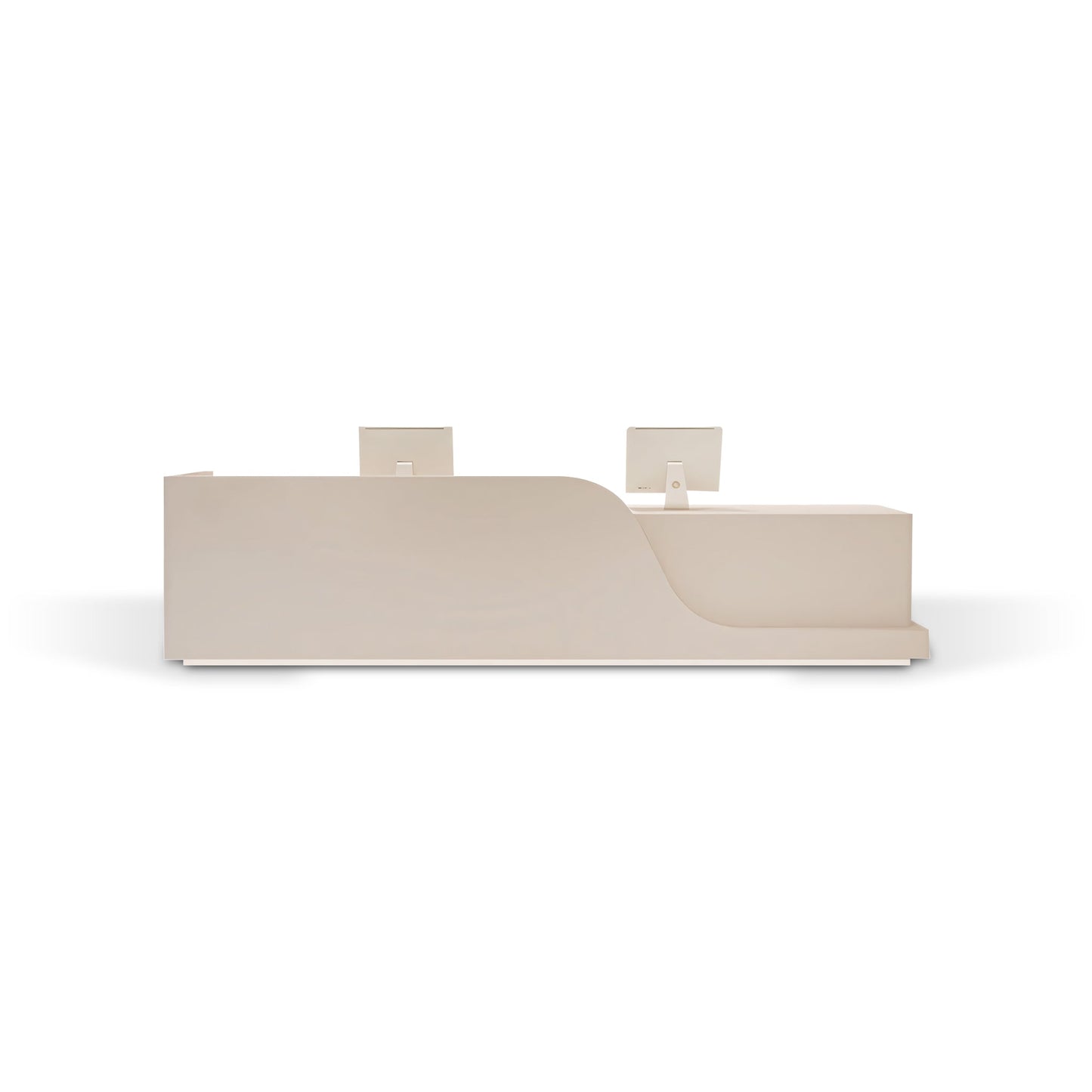 Furnavo Stylish Premium Rectangular Reception Desk