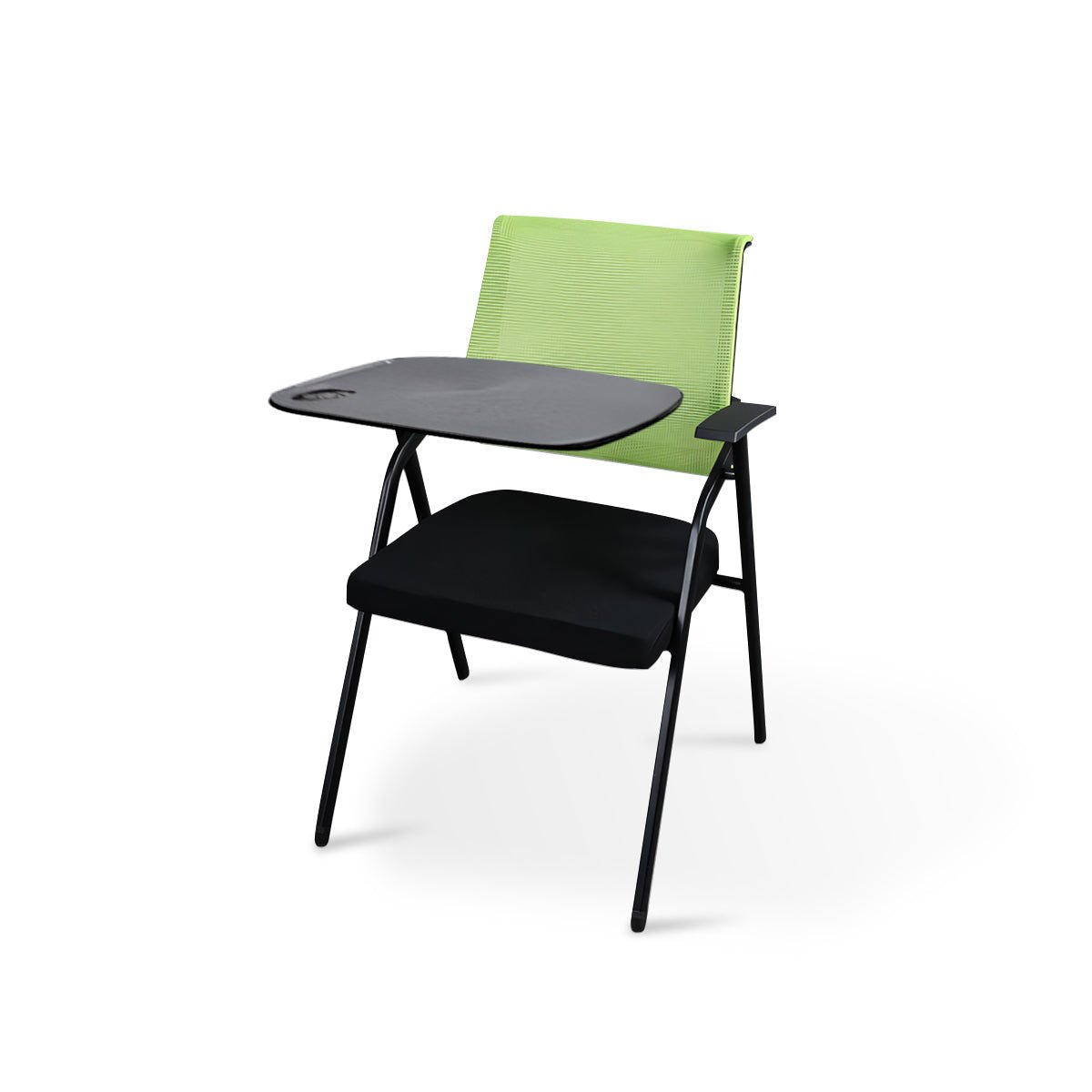 Furnavo Mesh Folding Conference Chair with Writing Tablet