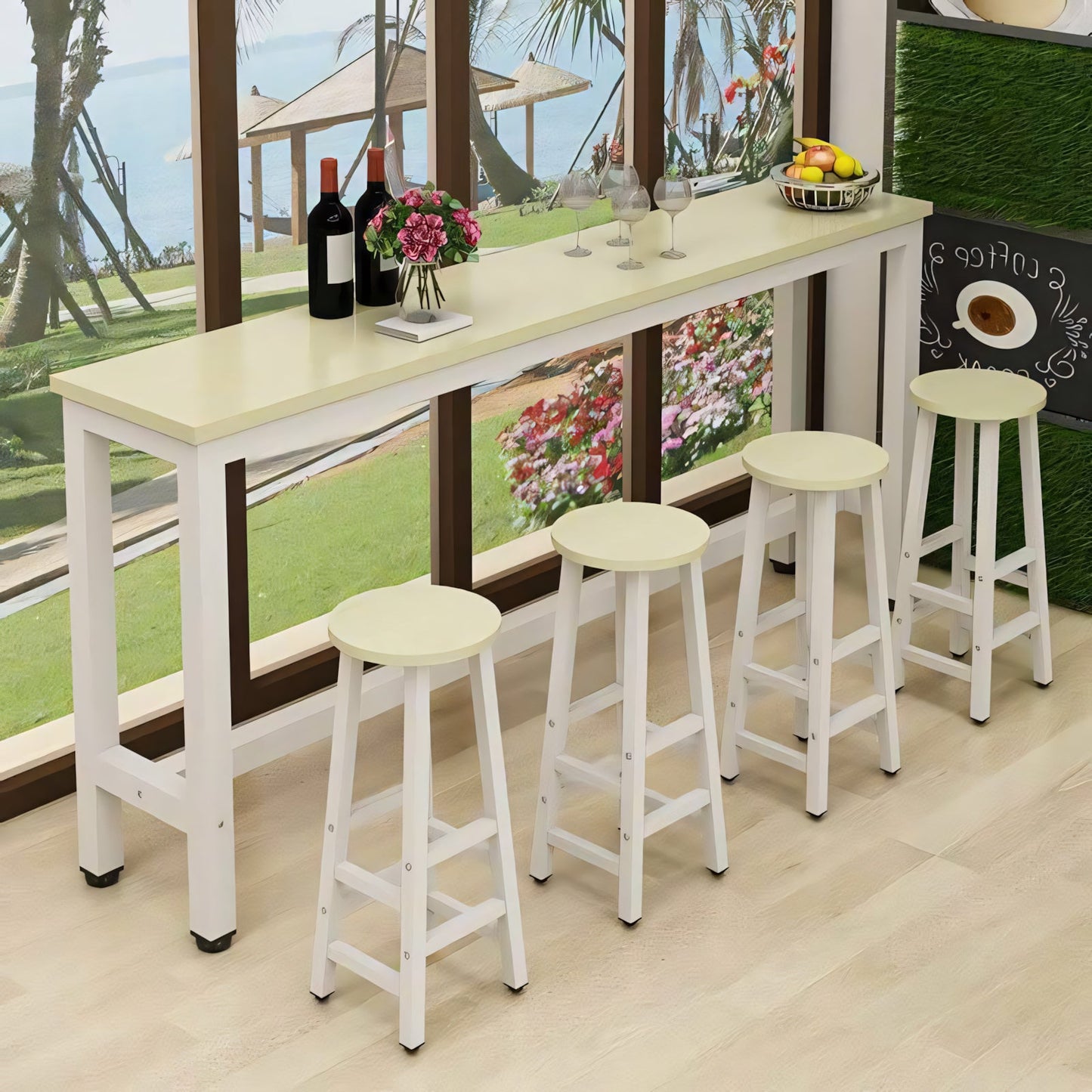 Furnavo Compact Classic Bar Table