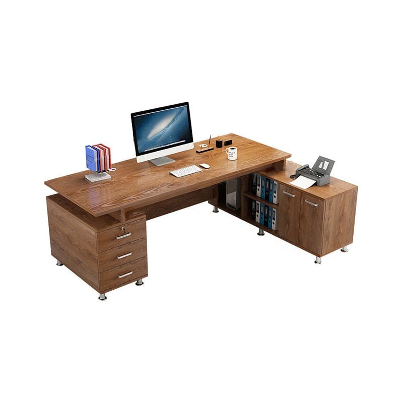 Furnavo Minimalist Modern Executive Desk – Clean Office Workstation