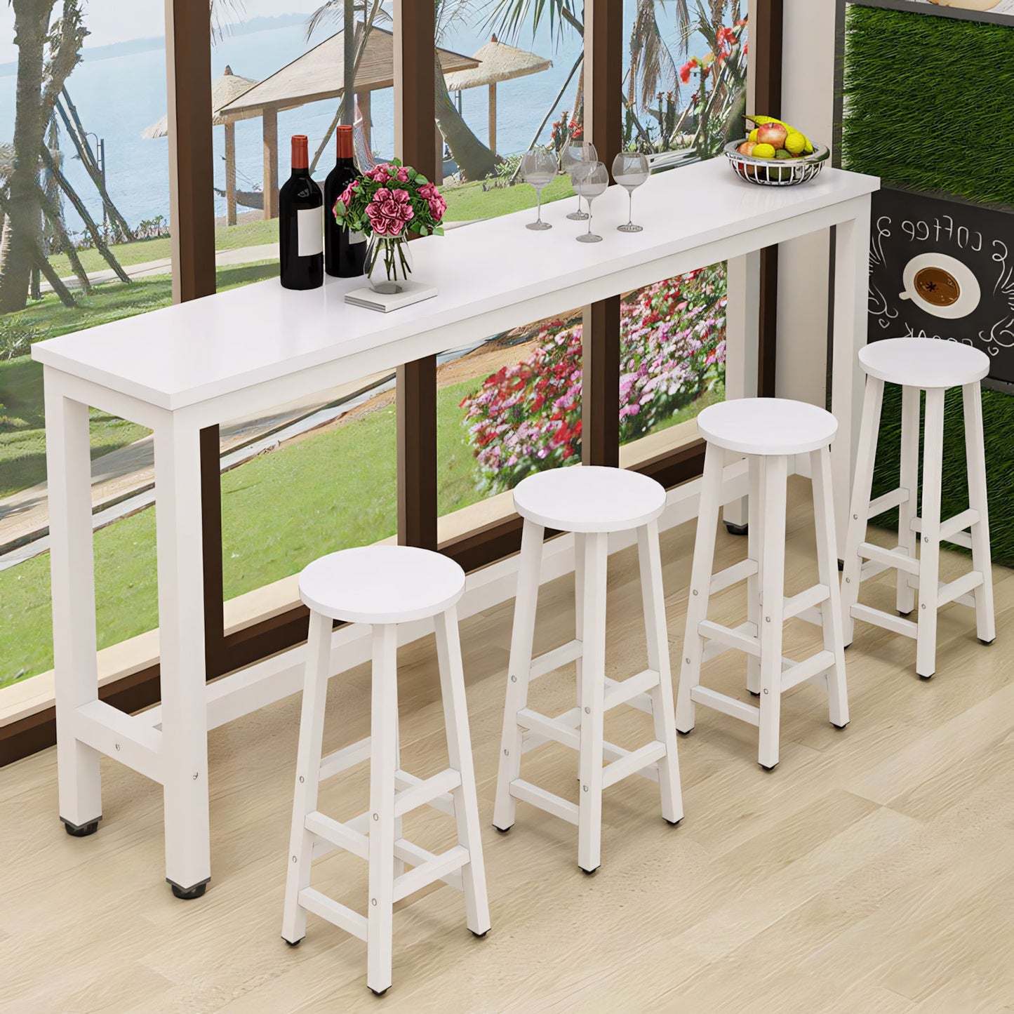 Furnavo Compact Classic Bar Table