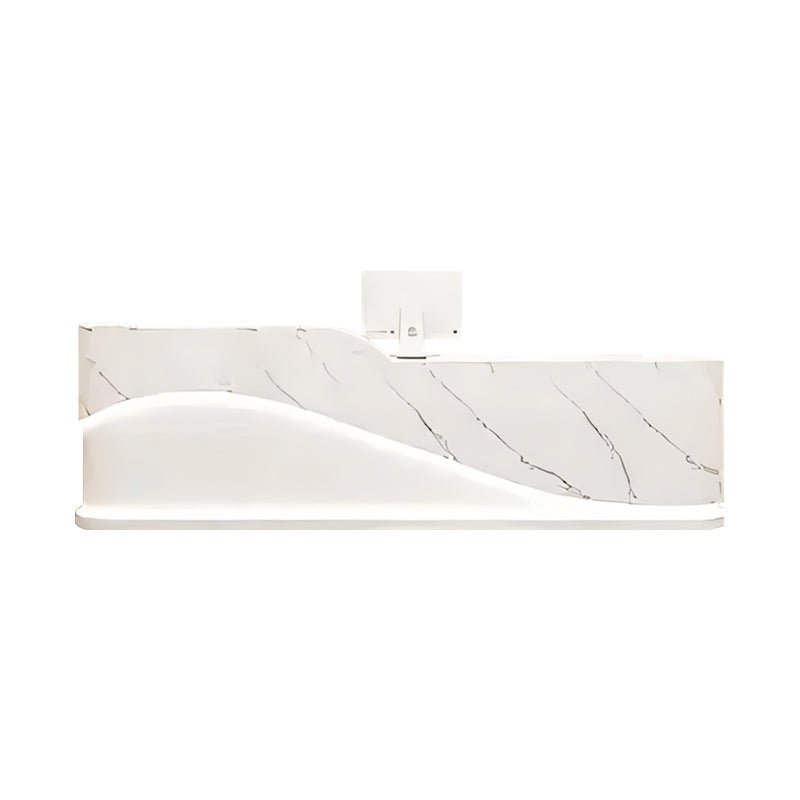 Furnavo Fashionable Reception Desk – Modern Checkout Counter for Salons & Institutions