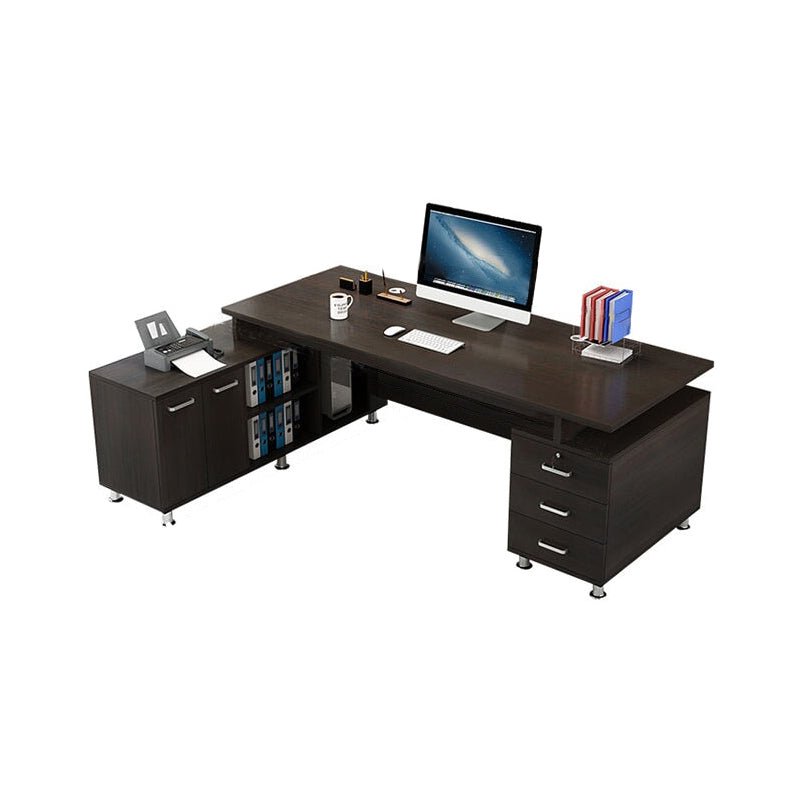 Furnavo Minimalist Modern Executive Desk – Clean Office Workstation