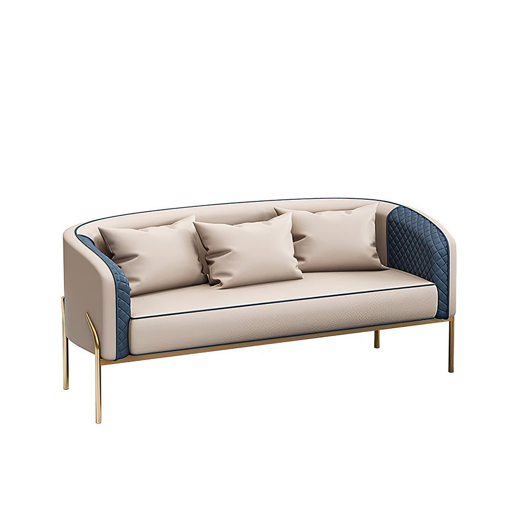 Furnavo Stylish Office Coffee Shop Leather Sofa Chair