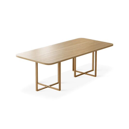 Furnavo Classic Conference Desk Set – Elegant Meeting Table for Offices & Reading Rooms