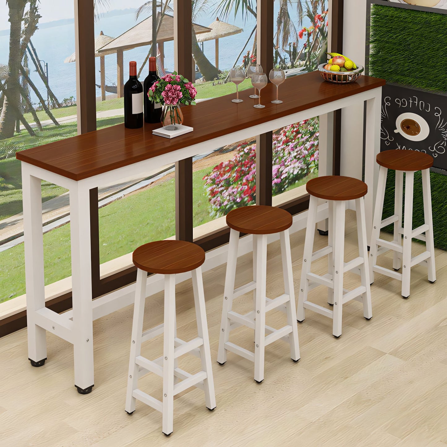 Furnavo Compact Classic Bar Table