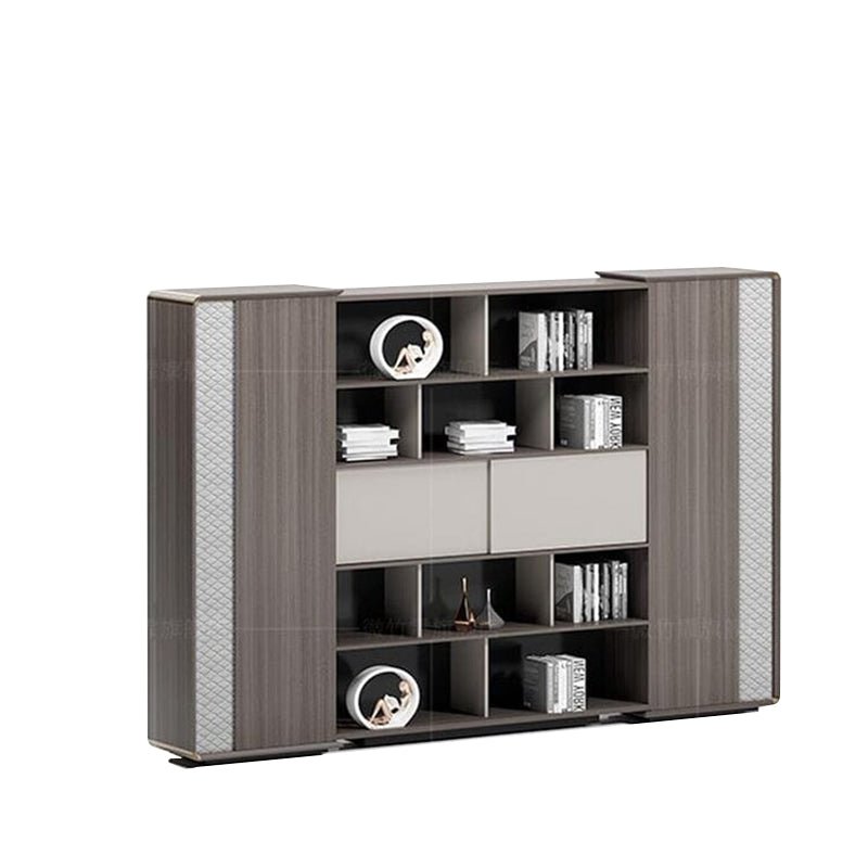 Furnavo Modern Executive Office Desk – Refined Workstation with LED Lights