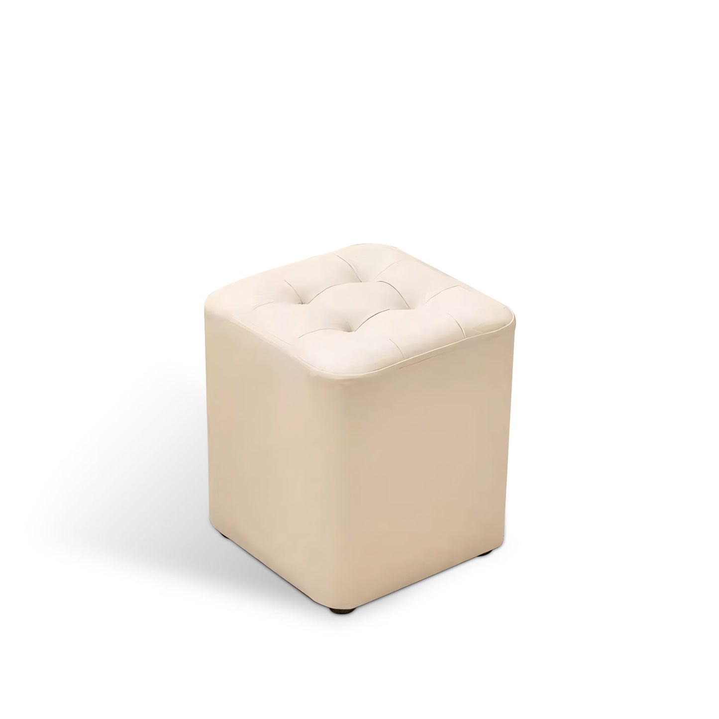Furnavo Small Upholstered Square Stool