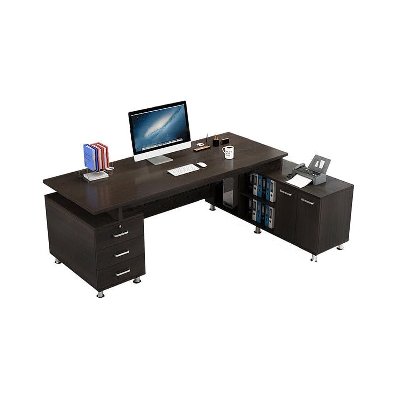 Furnavo Minimalist Modern Executive Desk – Clean Office Workstation