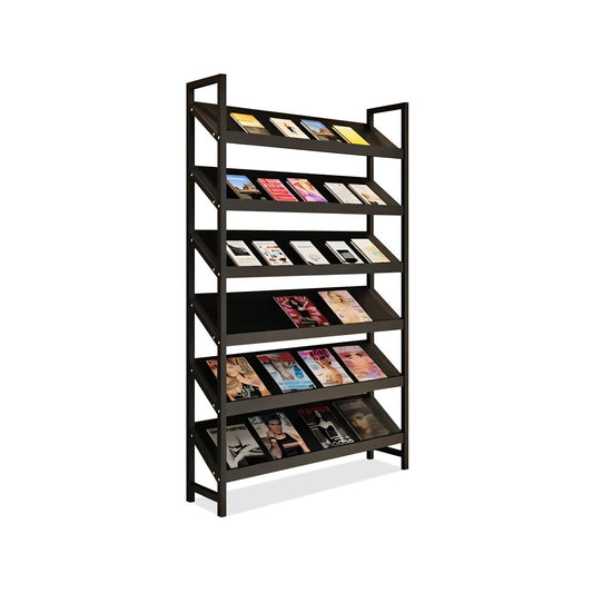 Furnavo Wooden Floor-Standing Magazine Rack