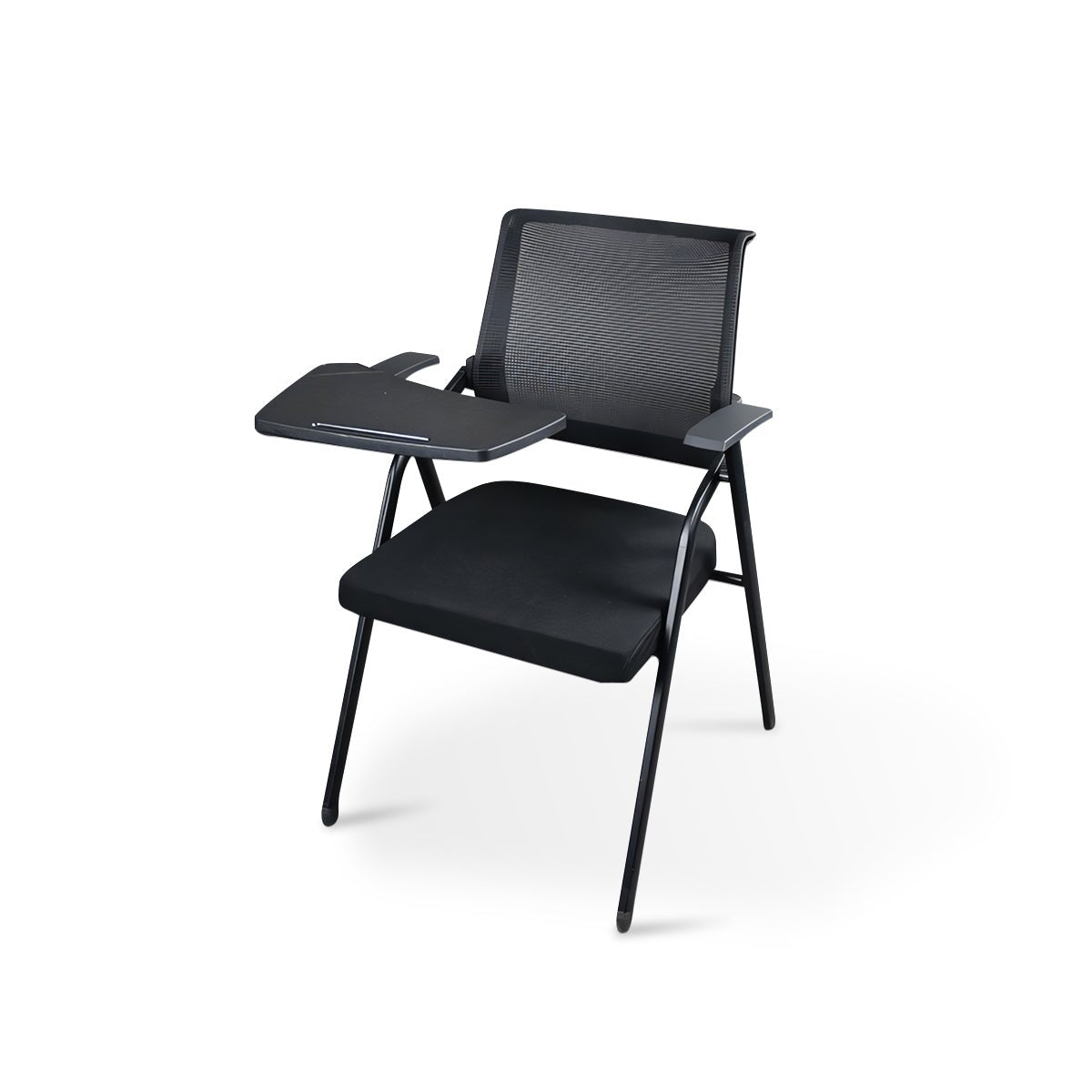 Furnavo Mesh Folding Conference Chair with Writing Tablet