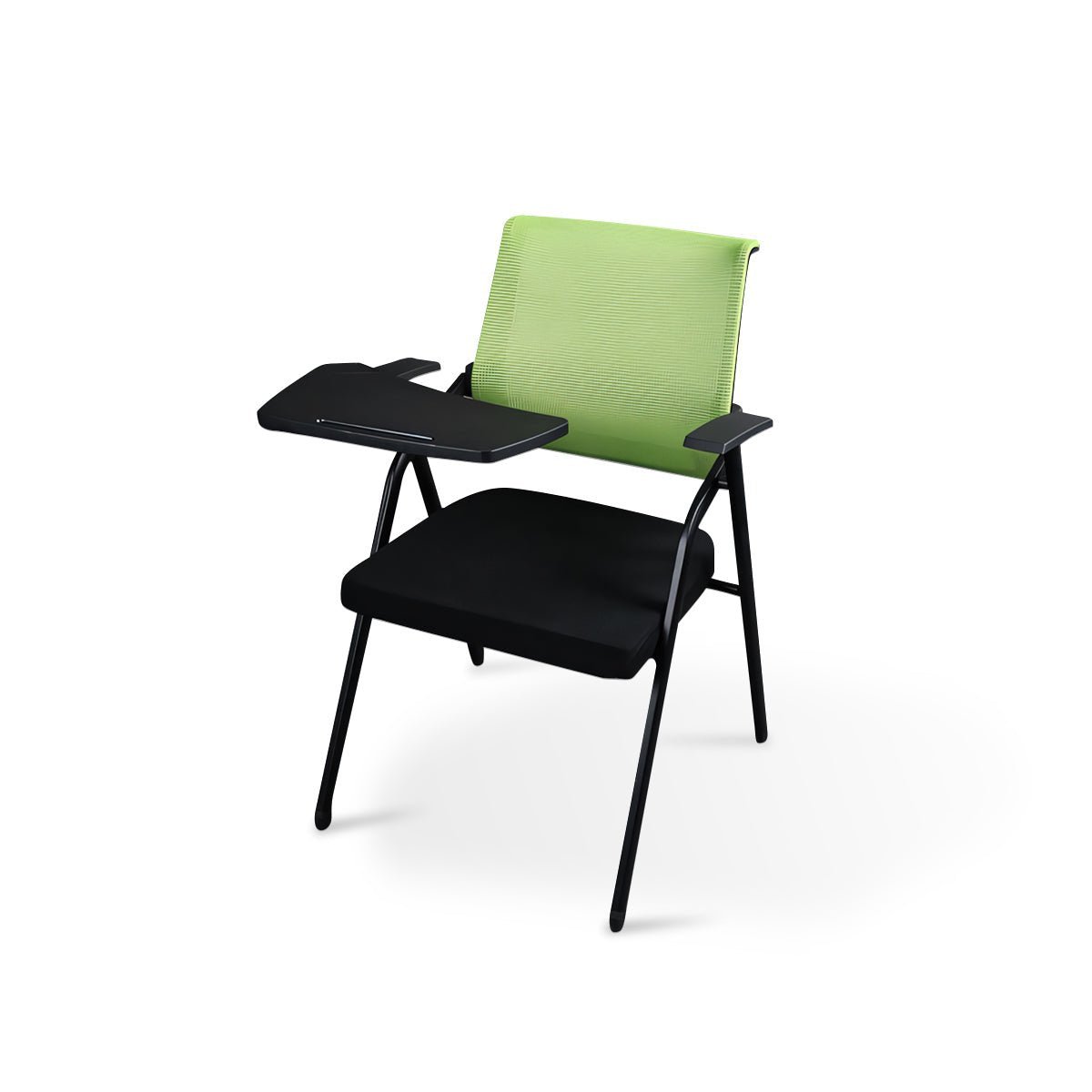 Furnavo Mesh Folding Conference Chair with Writing Tablet