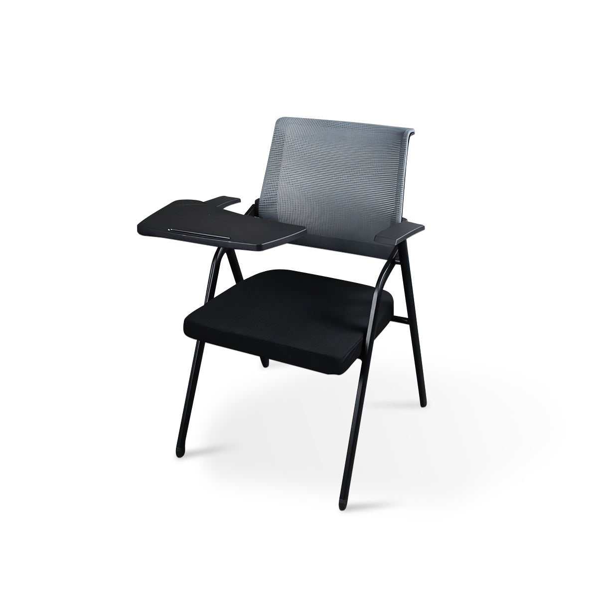 Furnavo Mesh Folding Conference Chair with Writing Tablet