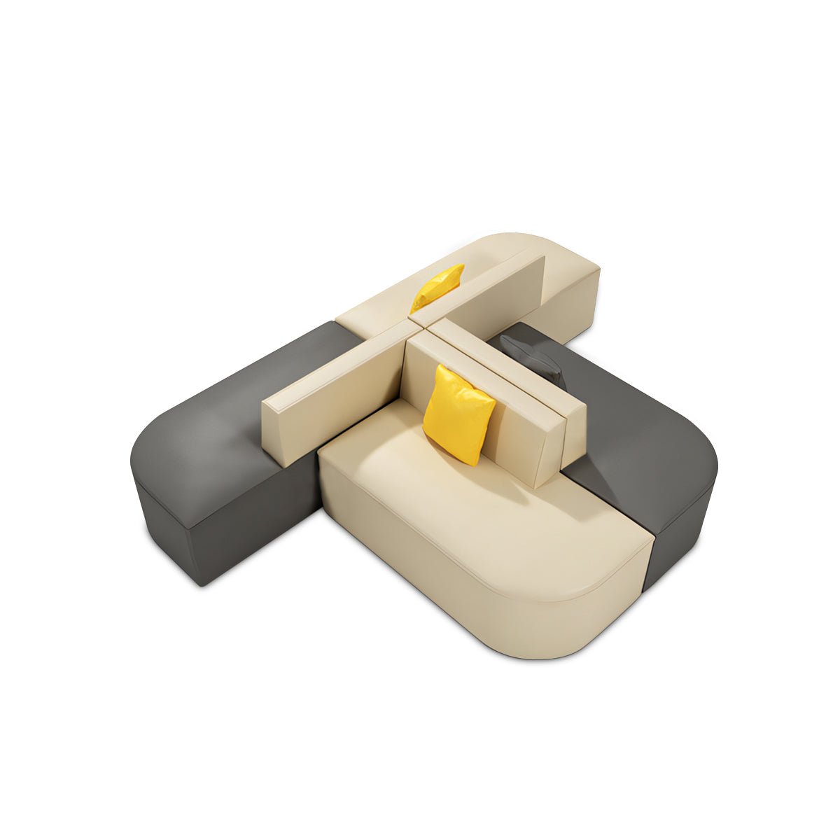 Furnavo Modular Lounge Sofa Set for Office and Reception Areas