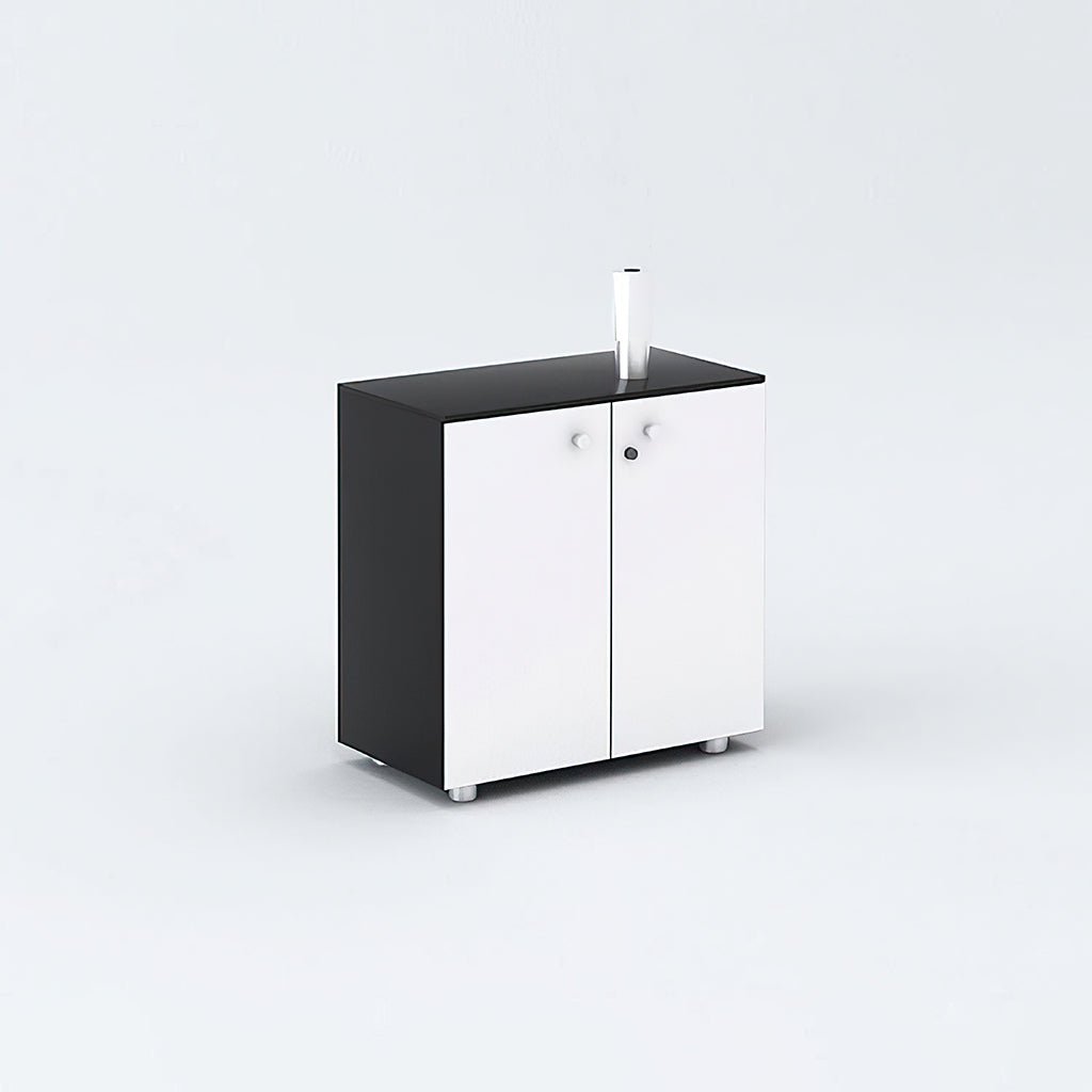 Furnavo Wooden Office Cabinet – Storage Cabinet with Doors